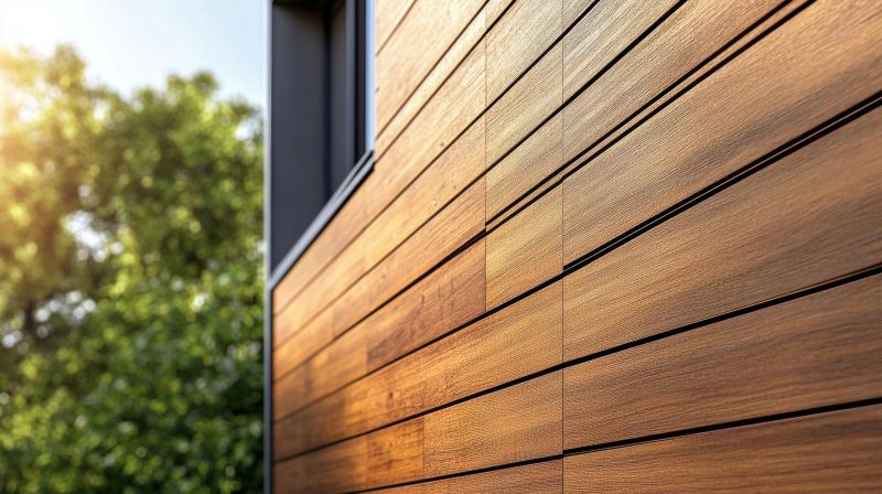 Wood siding application